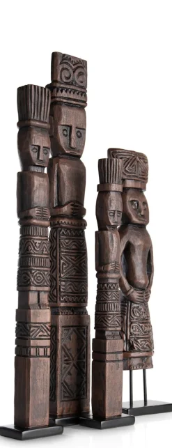 COCOmaison Milan figurine H86cm - Brun Outlet