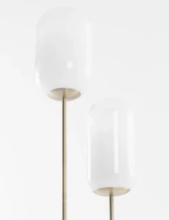 COCOmaison Milky lampadaire 2*E27 - Blanc Discount