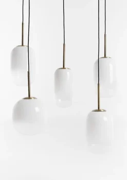 COCOmaison Milky suspension 5*E27 - Blanc New