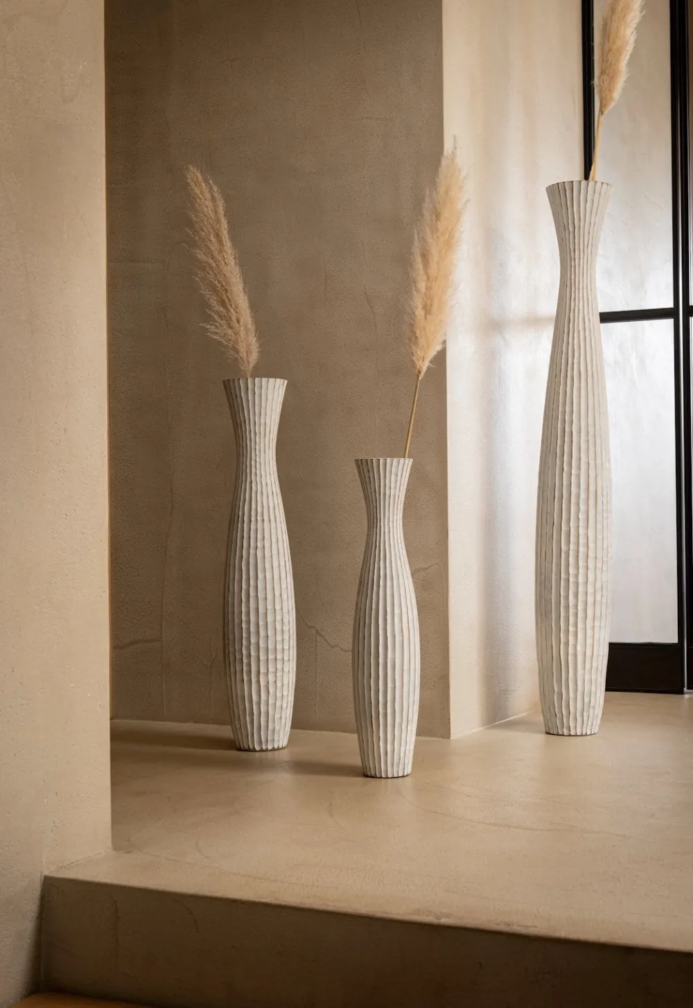 COCOmaison Milou vase H134cm - Blanc Discount