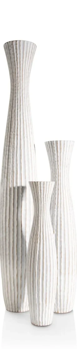 COCOmaison Milou vase H134cm - Blanc Discount