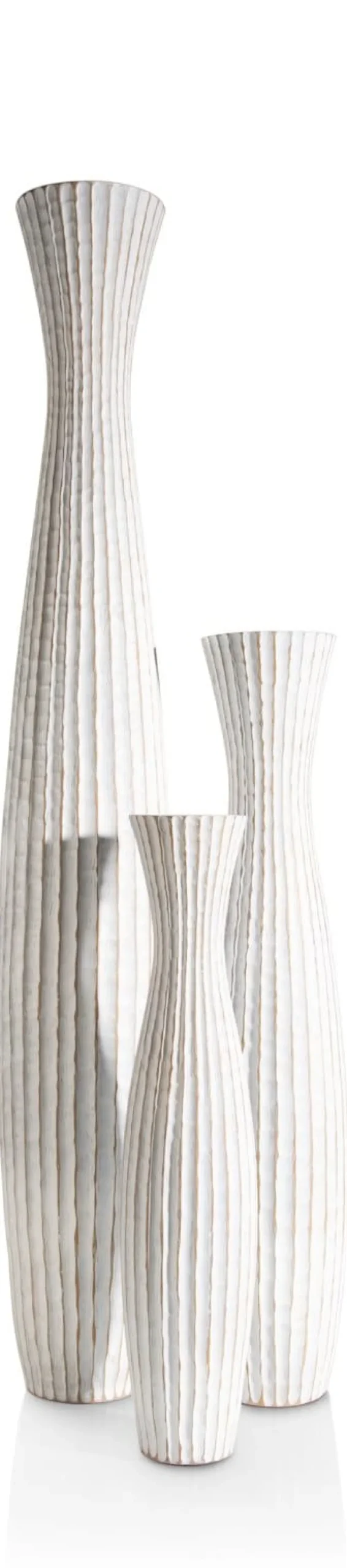 COCOmaison Milou vase H85cm - Blanc Discount