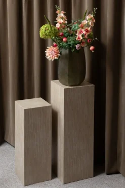 COCOmaison Noisettes vase H39cm - Taupe Hot