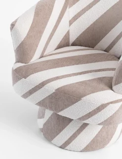 COCOmaison Nora fauteuil - Taupe Discount