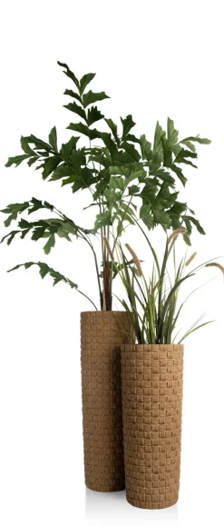 COCOmaison Noud pot H69cm - Brun Discount