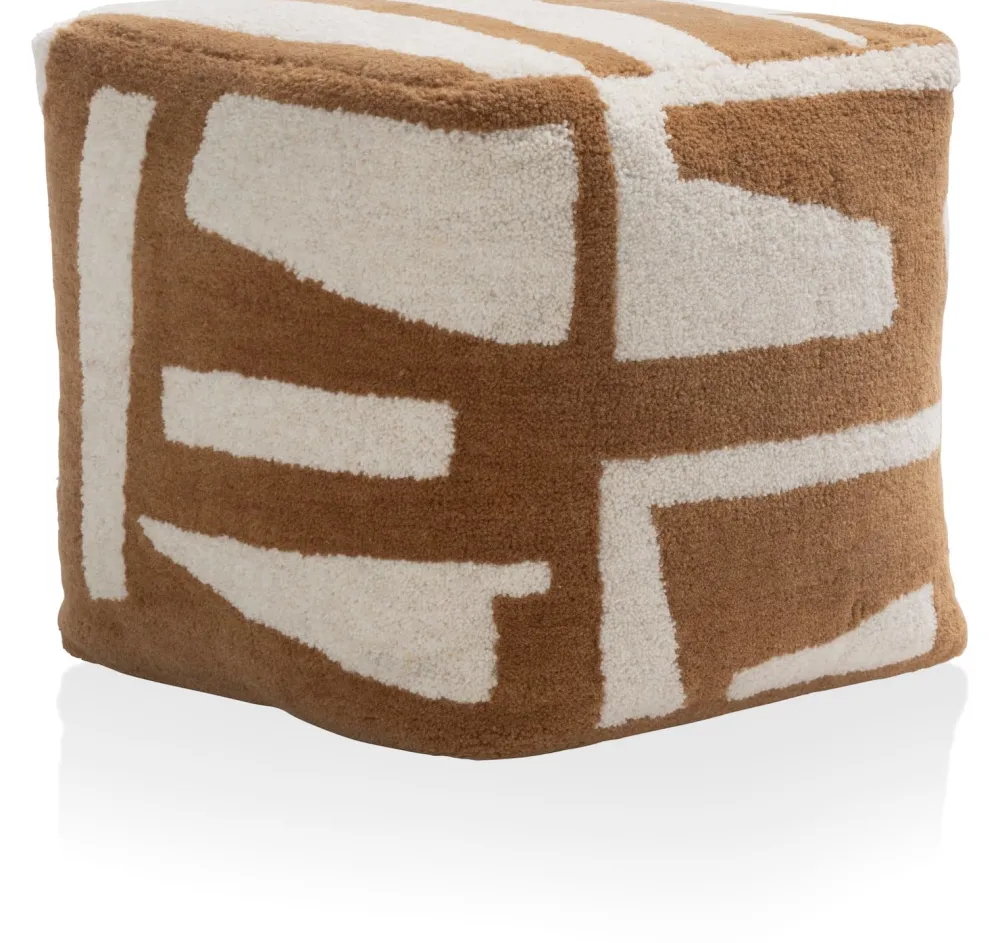 COCOmaison Olivia pouf H40cm - Brun Online