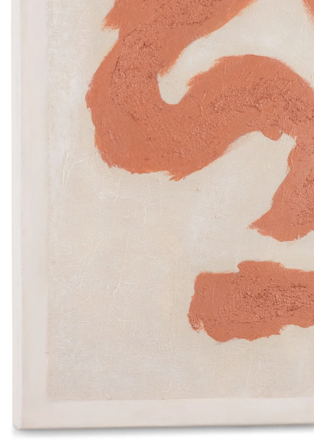 COCOmaison Organic Abstract set de 2 cadres 70x100cm - Orange Hot