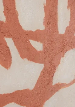 COCOmaison Organic Abstract set de 2 cadres 70x100cm - Orange Hot