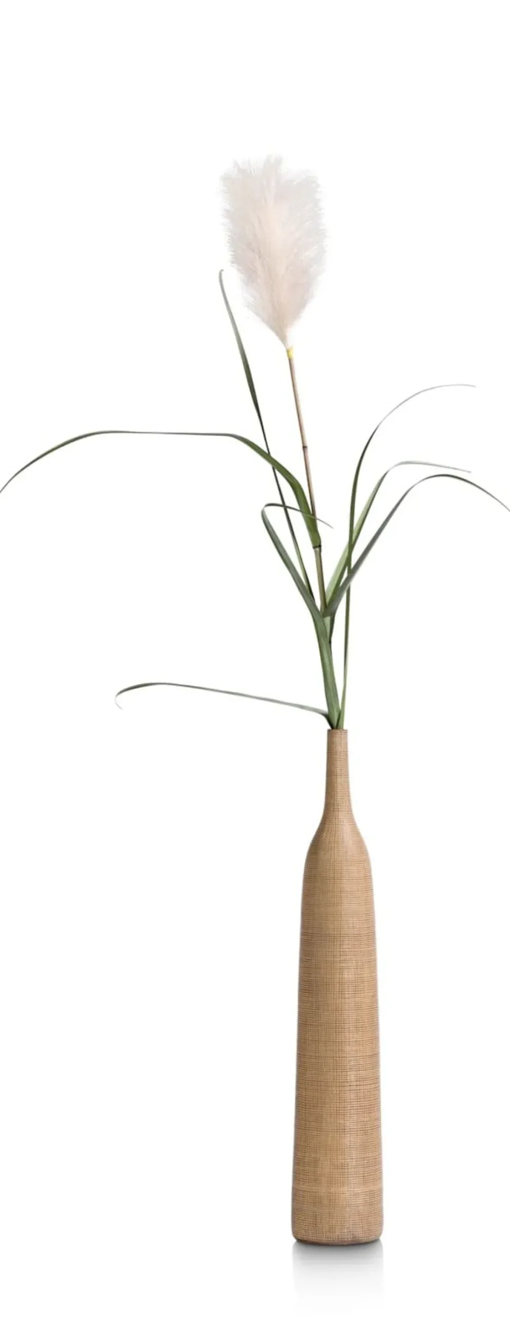 COCOmaison Pampus Grass fleur artificielle H120cm - Vert
