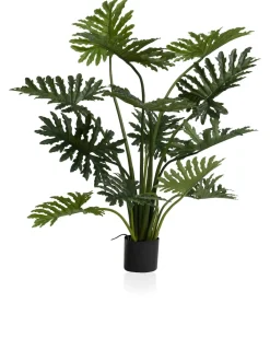 COCOmaison Philodendron Selloum plante artificielle H125cm - Vert Best