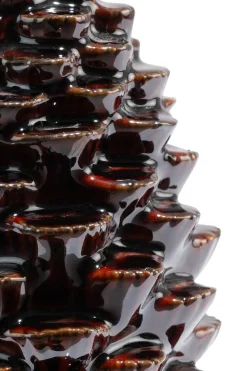 COCOmaison Pine bougeoir H12cm - Brun Discount