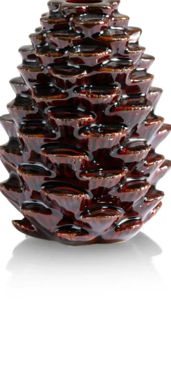 COCOmaison Pine bougeoir H15cm - Brun Hot