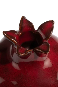 COCOmaison Pomegranate bougeoir H12cm - Bordeaux Sale