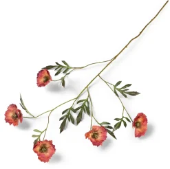 COCOmaison Poppy spray fleur artificiel 113cm - Bordeaux Hot