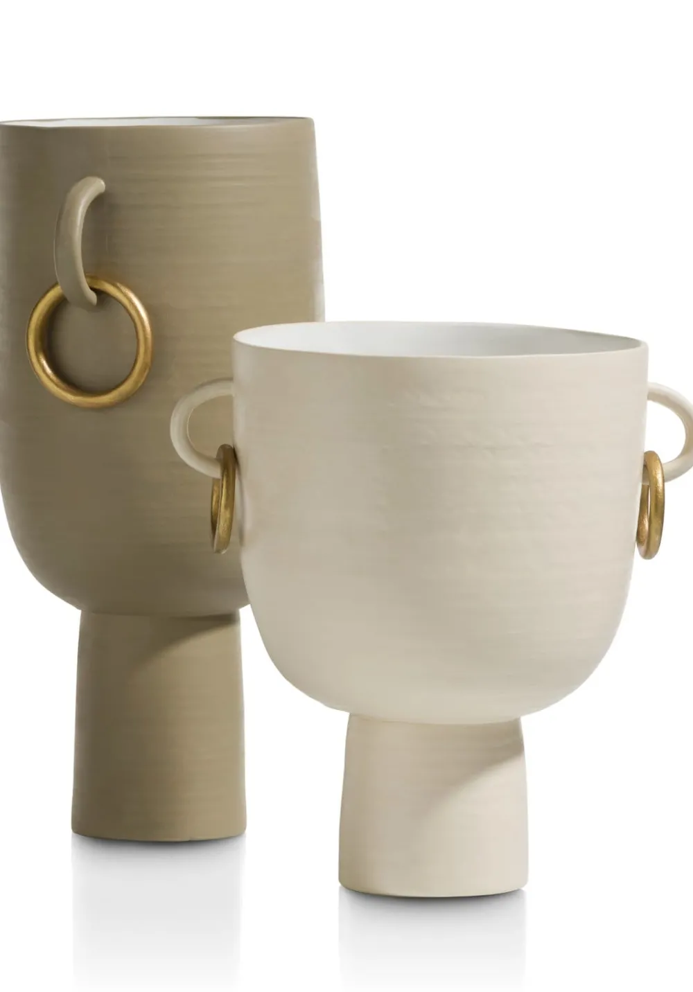 COCOmaison Presley vase H34cm - Beige Sale