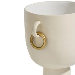 COCOmaison Presley vase H25cm - Couleur creme Discount