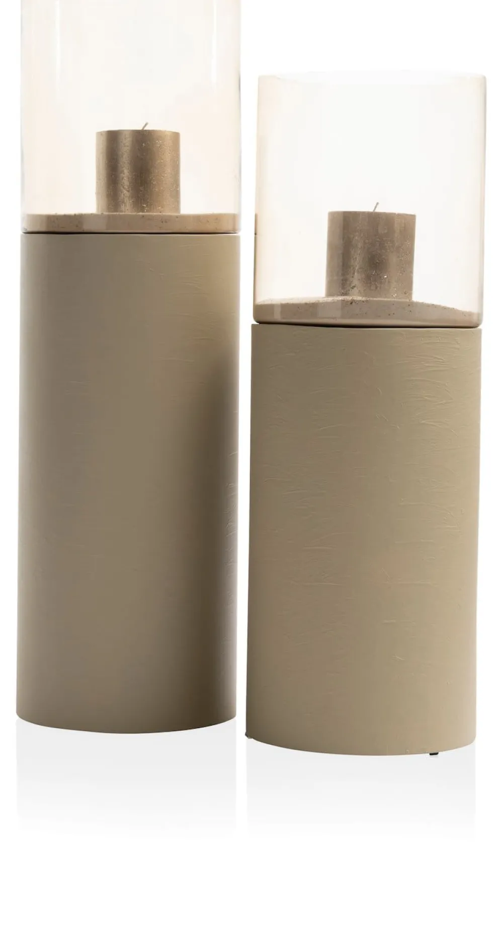 COCOmaison Reza photophore H74cm - Taupe