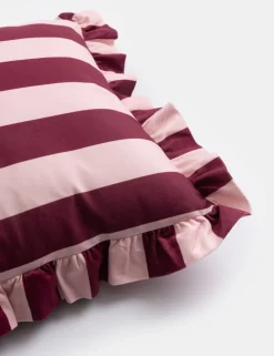 COCOmaison Riva coussin 43x43cm - Rouge Hot