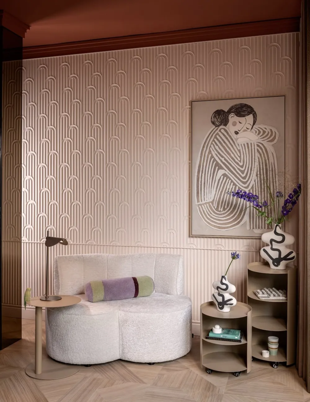 COCOmaison Roan canape 2 places - Creme Outlet