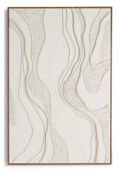 COCOmaison Rope tableau 100x150cm - Couleur creme Discount