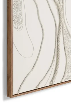 COCOmaison Rope tableau 100x150cm - Couleur creme Discount