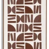 COCOmaison Rune tableau 80x120cm - Brun Discount