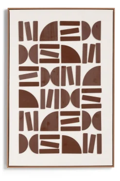 COCOmaison Rune tableau 80x120cm - Brun Discount