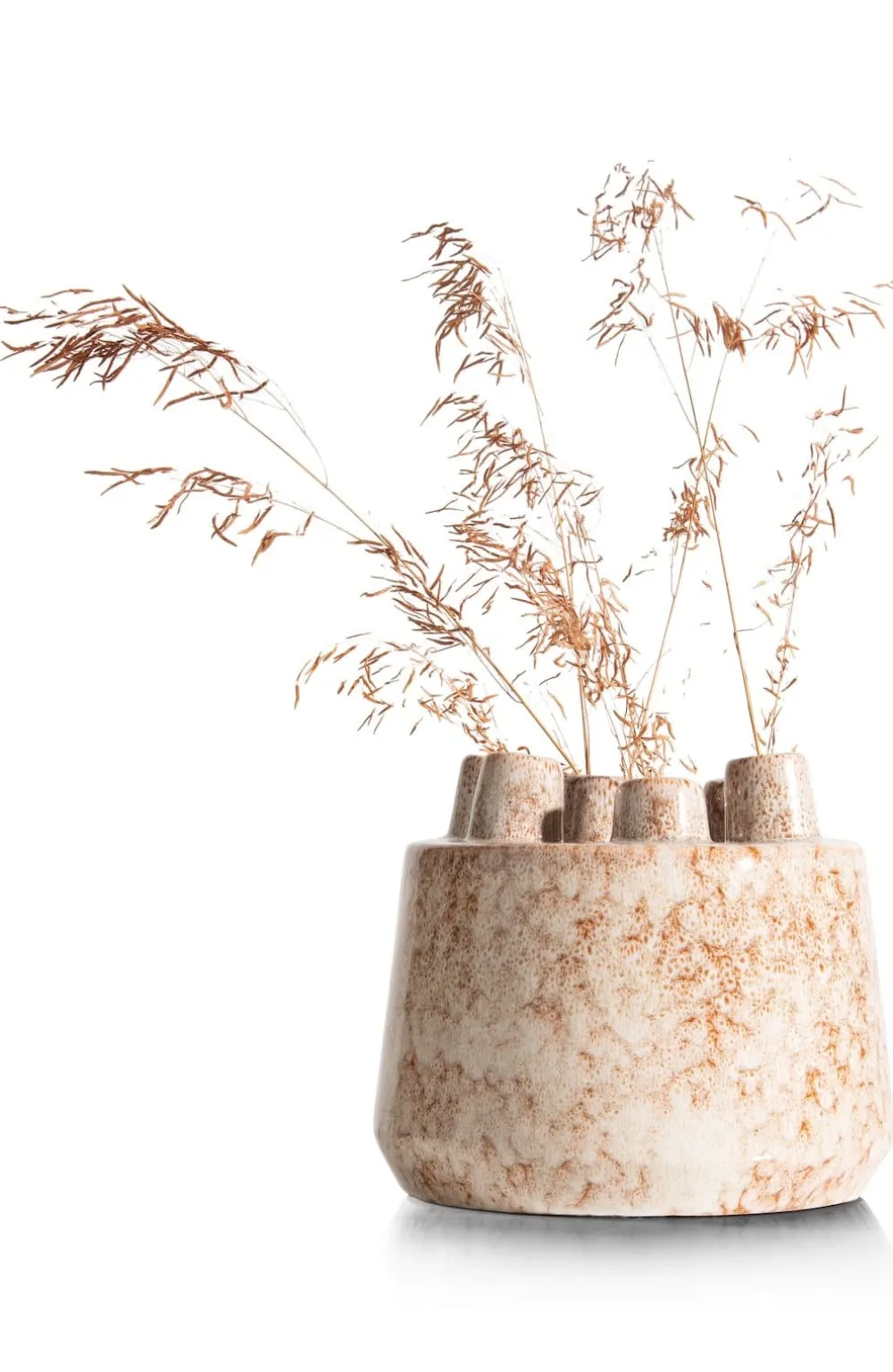 COCOmaison Safia vase H21cm - Beige Outlet