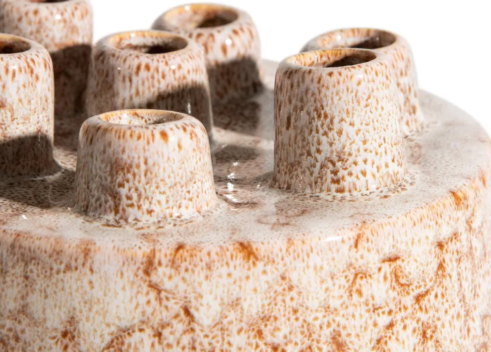 COCOmaison Safia vase H21cm - Beige Outlet