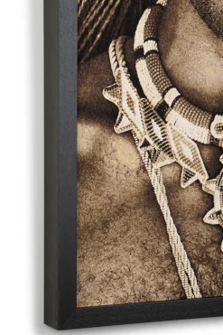 COCOmaison Samburu Warrior tableau 75x125cm - Multicouleur Discount