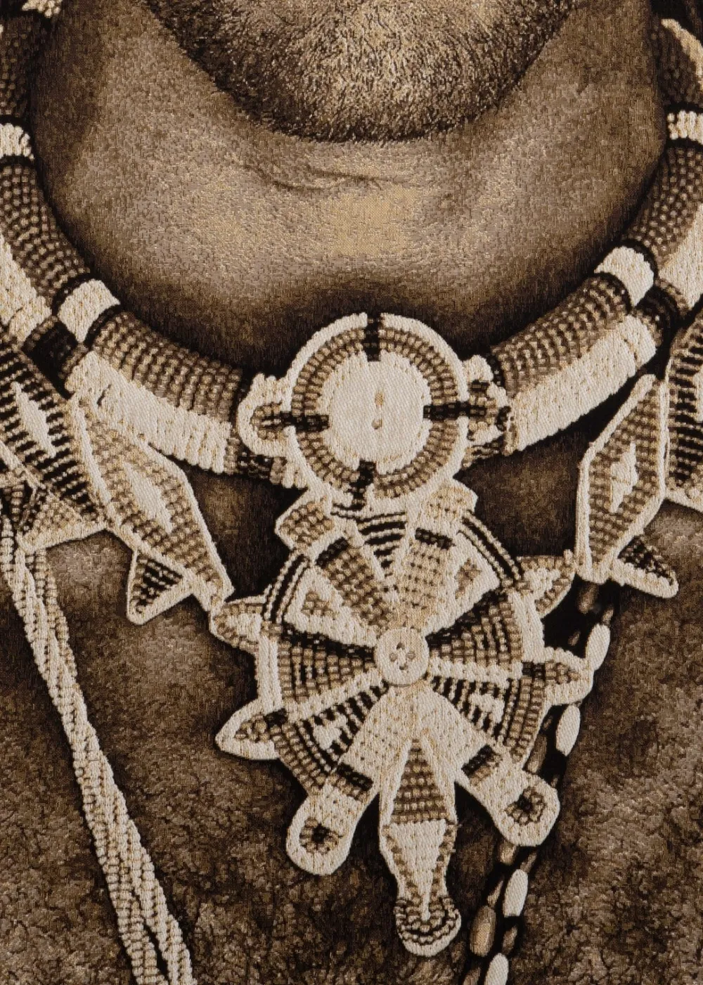 COCOmaison Samburu Warrior tableau 75x125cm - Multicouleur Discount