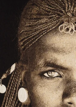 COCOmaison Samburu Warrior tableau 75x125cm - Multicouleur Discount