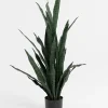 COCOmaison Sansevieria plante artificielle H115cm - Vert