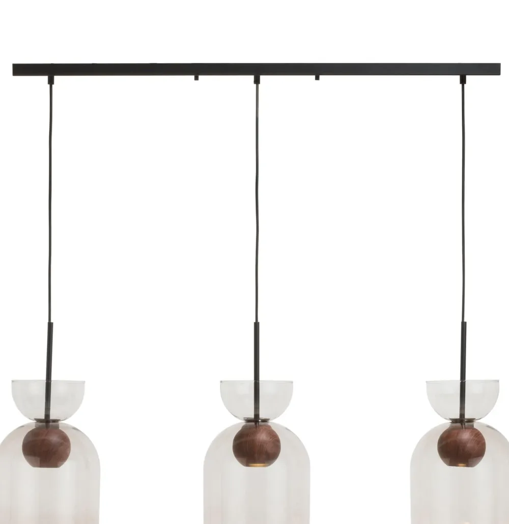 COCOmaison Skylar suspension 3*GU10 - Noir / anthracite New