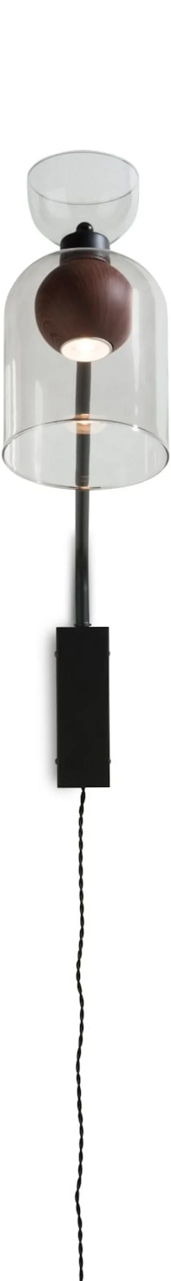 COCOmaison Skylar verre D16cm - Noir / anthracite Clearance