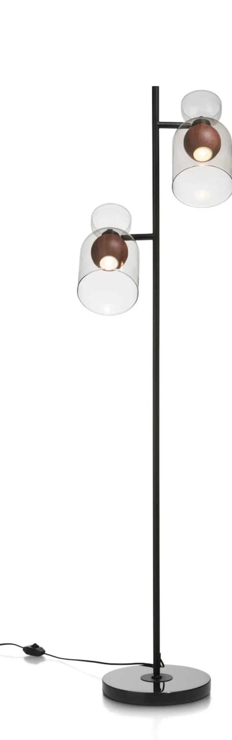 COCOmaison Skylar verre D10cm - Noir / anthracite Sale