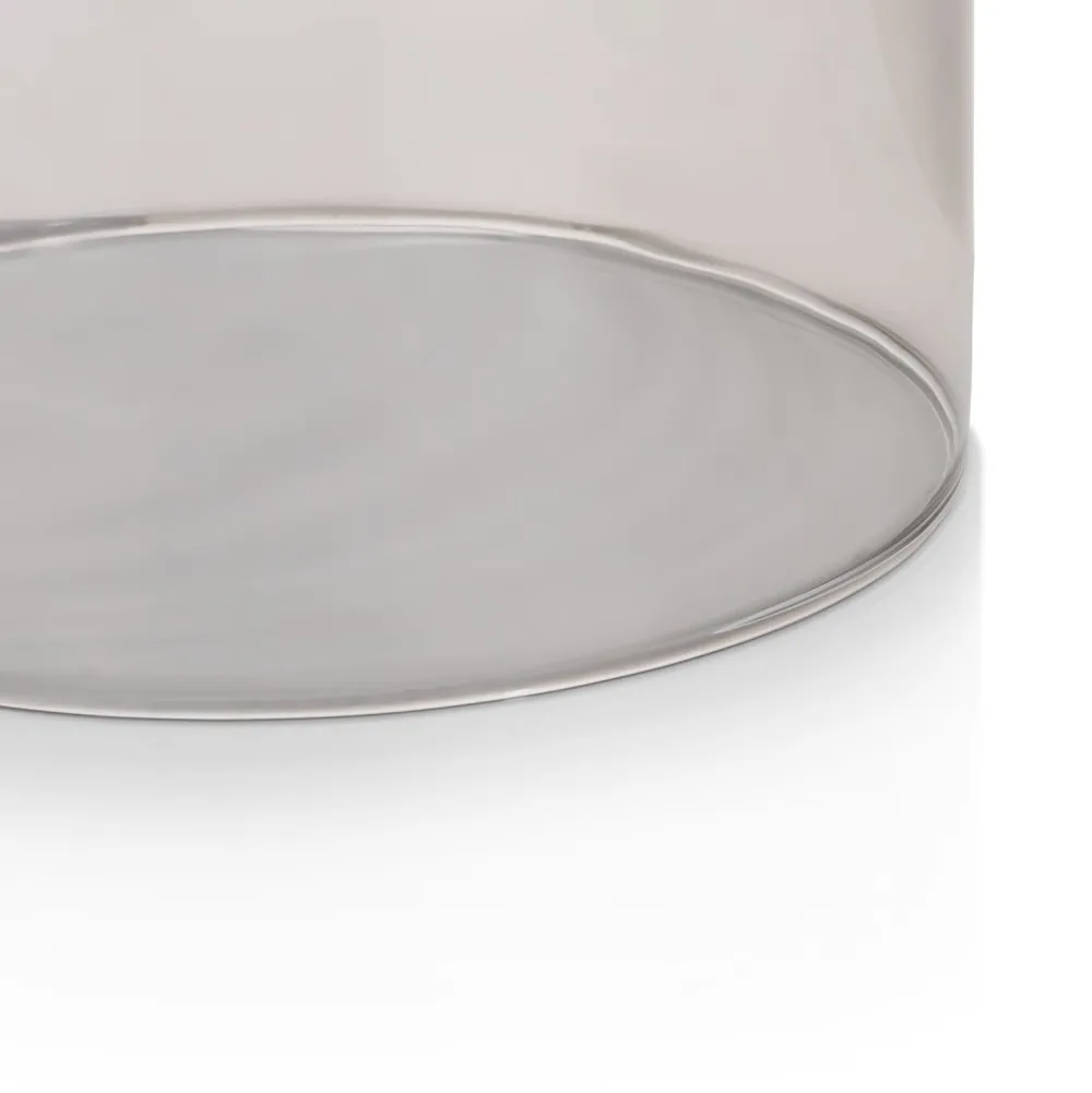 COCOmaison Skylar verre D22cm - Noir / anthracite Clearance