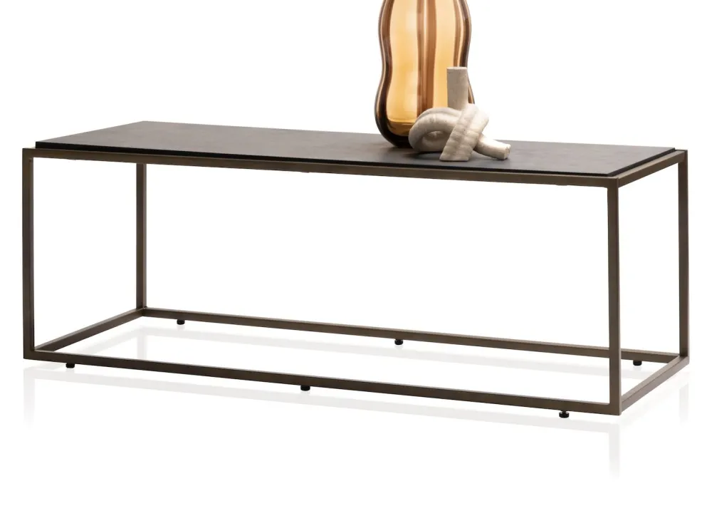 COCOmaison Stand Up table basse 97x40cm - Or Discount