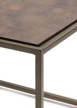 COCOmaison Stand Up table basse 97x40cm - Or Discount