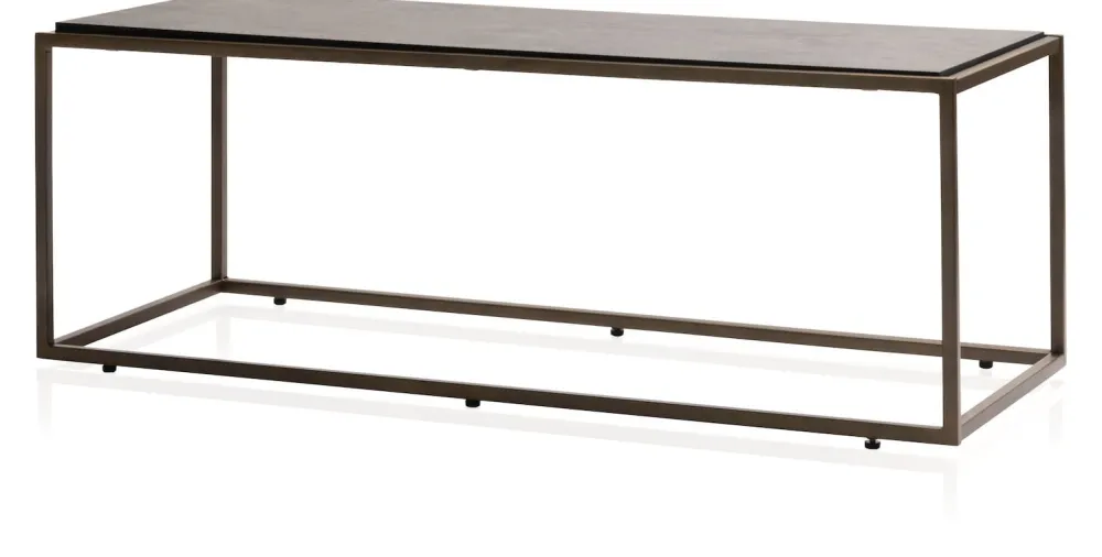 COCOmaison Stand Up table basse 97x40cm - Or Discount