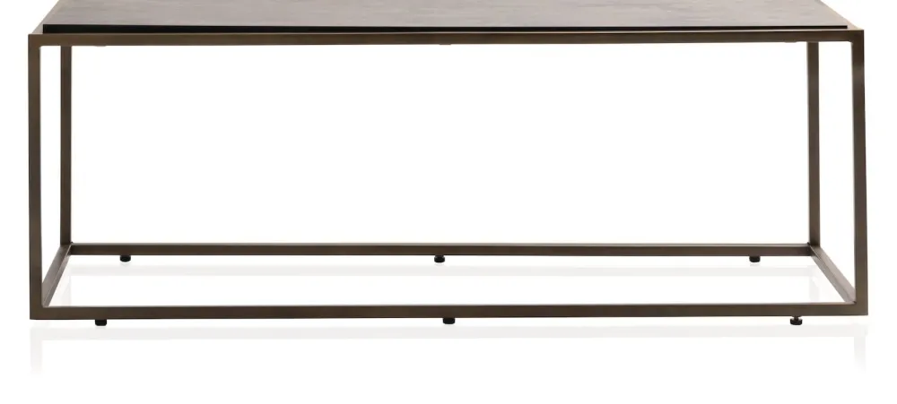 COCOmaison Stand Up table basse 97x40cm - Or Discount