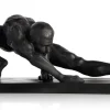 COCOmaison Stretching figurine H19cm - Noir Outlet