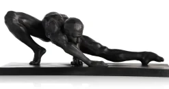 COCOmaison Stretching figurine H19cm - Noir Outlet