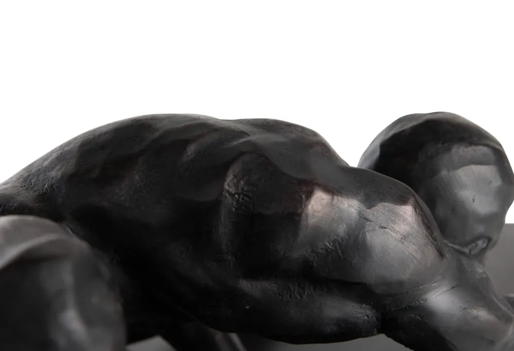 COCOmaison Stretching figurine H19cm - Noir Outlet