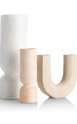 COCOmaison Suze vase H16cm - Beige Discount