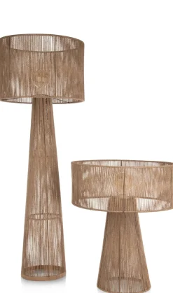 COCOmaison Tali lampe de table 1*E27 H57cm - natural Discount