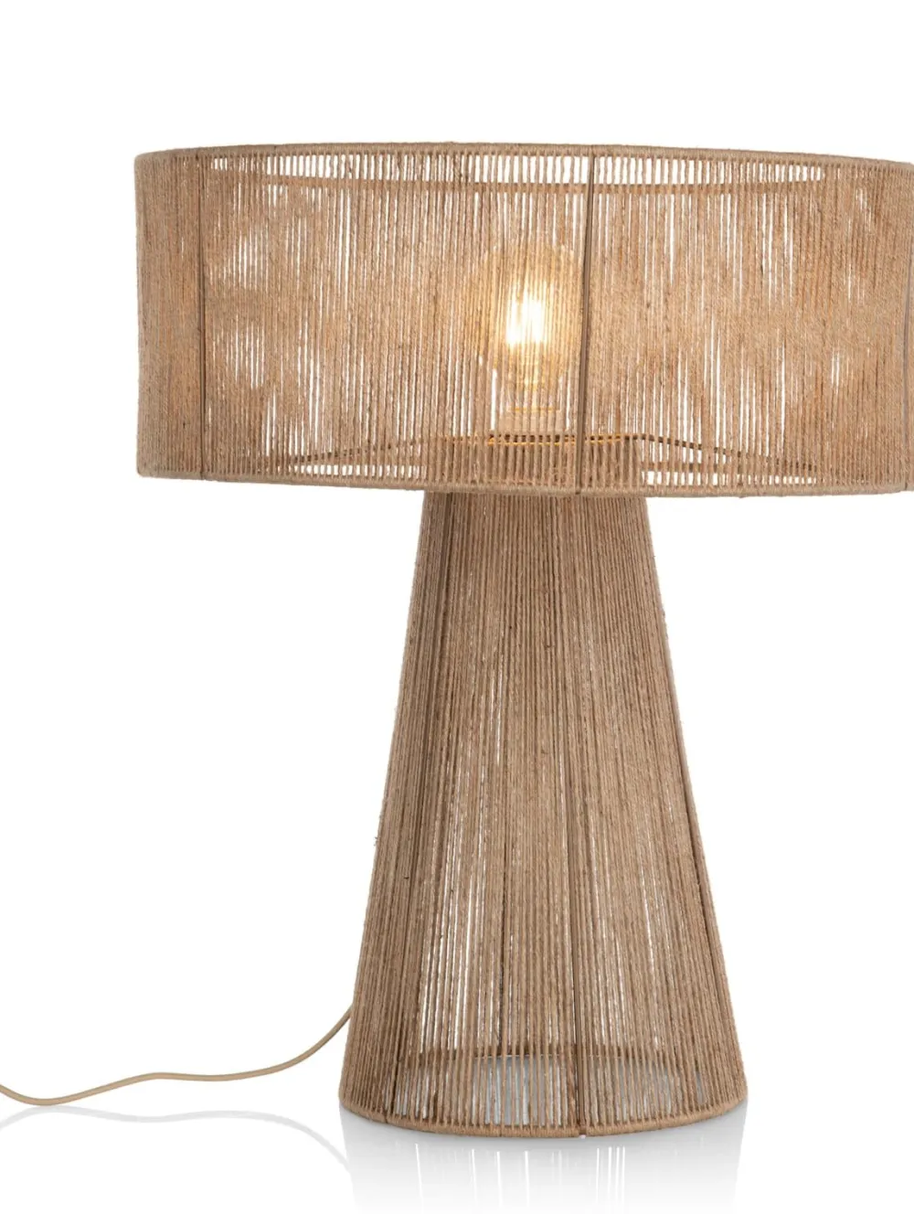 COCOmaison Tali lampe de table 1*E27 H57cm - natural Discount