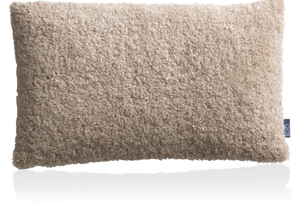 COCOmaison Teddy coussin 30x50cm - beige
