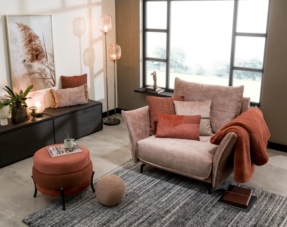 COCOmaison Timeless - Macaron pouf H43cm - cuivre Online