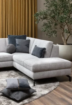 COCOmaison Timeless - Sofia coussin 45x45cm - Anthracite Best